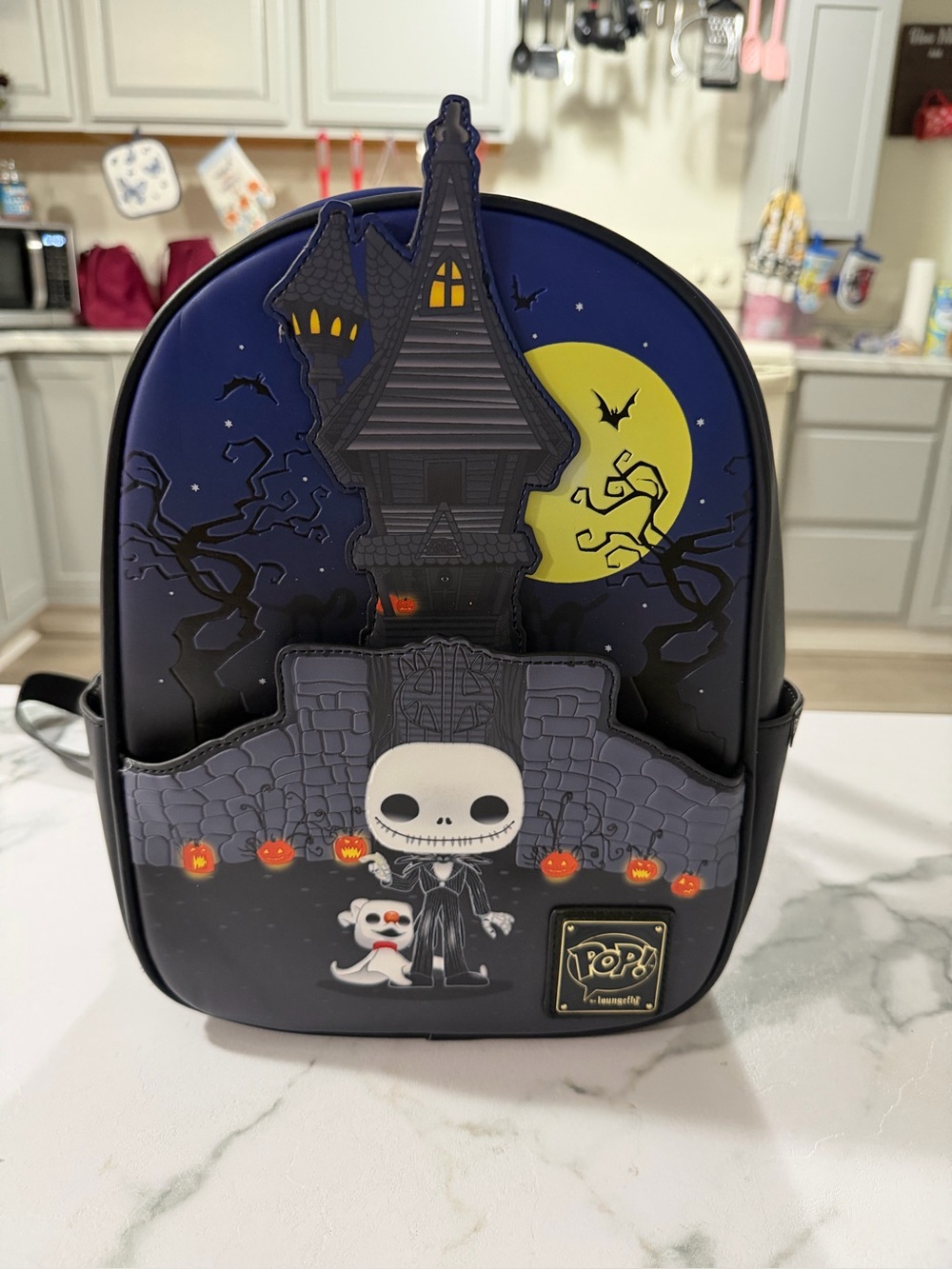Funko The Nightmare Before Christmas Jack Skellington Backpack/Glow in the  dark